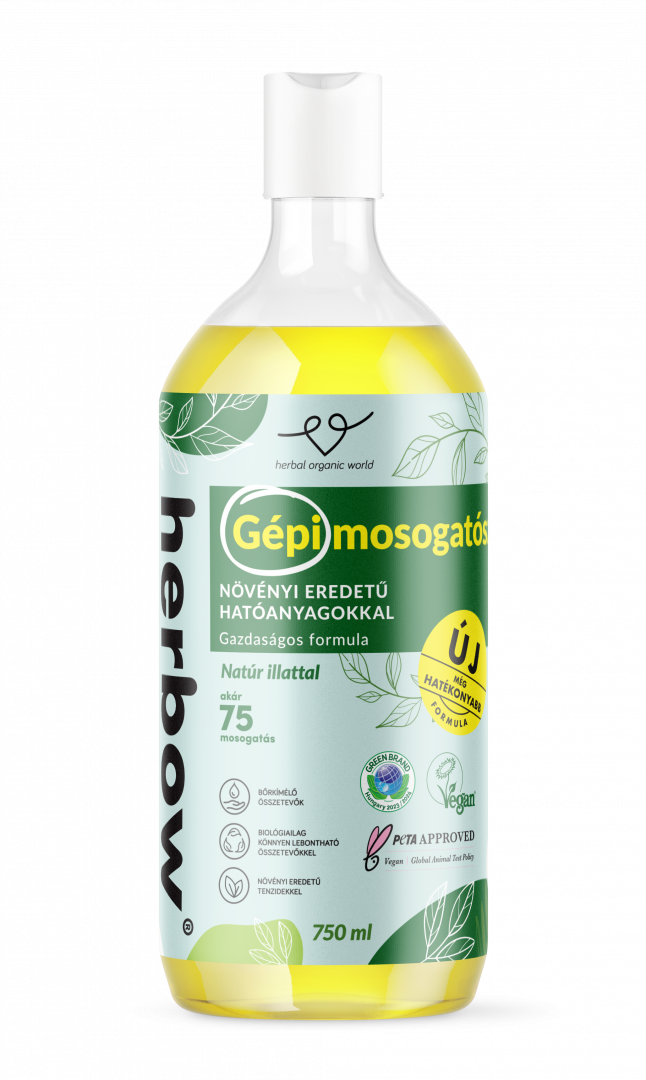 HERBOW GÉPI MOSOGATÓSZER  Natúr illattal 750 ml