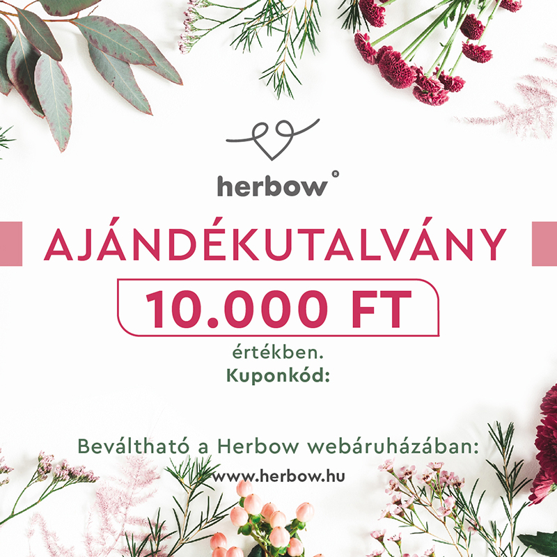 Herbow<br>Ajándékutalvány<br> 10.000 Forint értékben